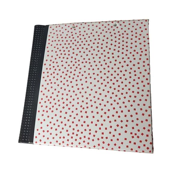 Vintage Mead Data Center Binder 29020 90s Y2K Red White Black - Picture 6 of 12